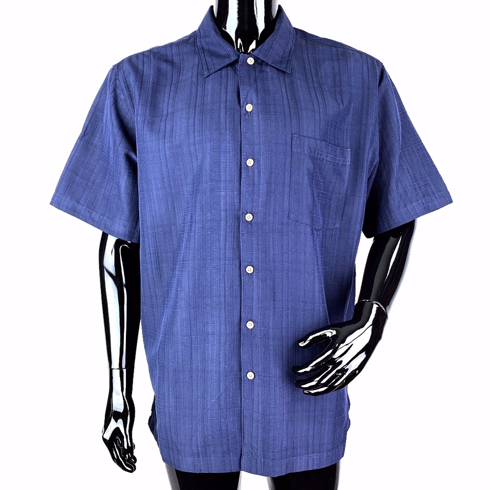 David Taylor Mens Large Blue Shirt NWOT